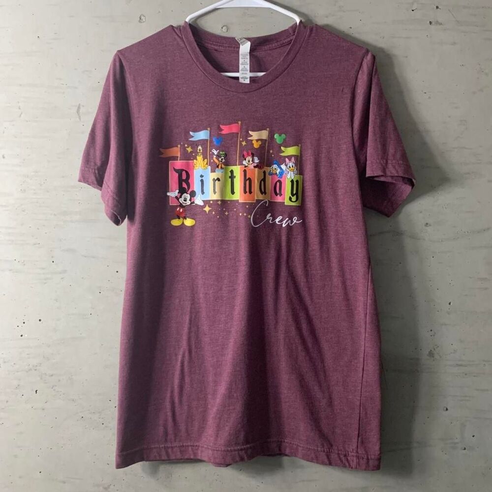 Birthday Crew T-shirt - Size Med